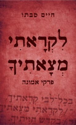 לקראתי מצאתיך - פרקי אמונה / הרב חיים סבתו