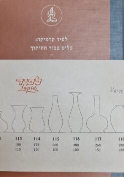 לפיד קרמיקה: כלים בכור ההיתוך קובי קלייטמן