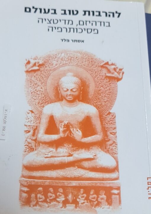 להרבות טוב בעולם בודהיזם, מדיטציה, פסיכותרפיה אסתר פלד