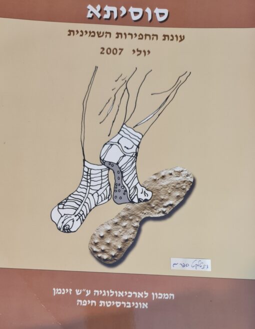 סוסיתא עונת החפירות השמינית יולי 2007 / ארתור סג"ל יולנטה מלינרצ'יק מריוש בורדיביץ' מרק שולר מיכאל איזנברג