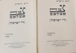 צמח אטלאס (די ישיבה) 2 כרכים (ביידיש) / חיים גראדע חיים גראדה צמח אטלס