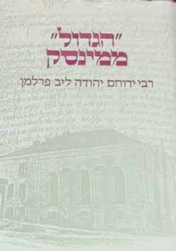 "הגדול" ממינסק - רבי ירוחם יהודה ליב פרלמן / מאיר היילפרין