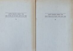 אור ראשון בחכמת הלשון