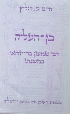 בן-העליה : רבי שמעון בר-יוחאי במשנתו / חיים ע קוליץ