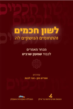 לשון חכמים והתחומים הנושקים לה