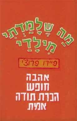 מה שלמדתי מילדי