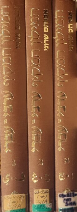 מילון ערבי-עברי (3 כרכים) - מצב טוב מאוד ! / אברהם שרוני