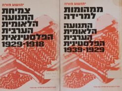 ממהומות למרידה התנועה הלאומית הערבית הפלסטינית 1939 - 1929 + צמיחת התנועה הלאומית הערבית הפלסטינאית 1918-1929 - יהושע פורת
