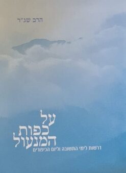 על כפות המנעול: דרשות לימי התשובה / שמעון גרשון רוזנברג